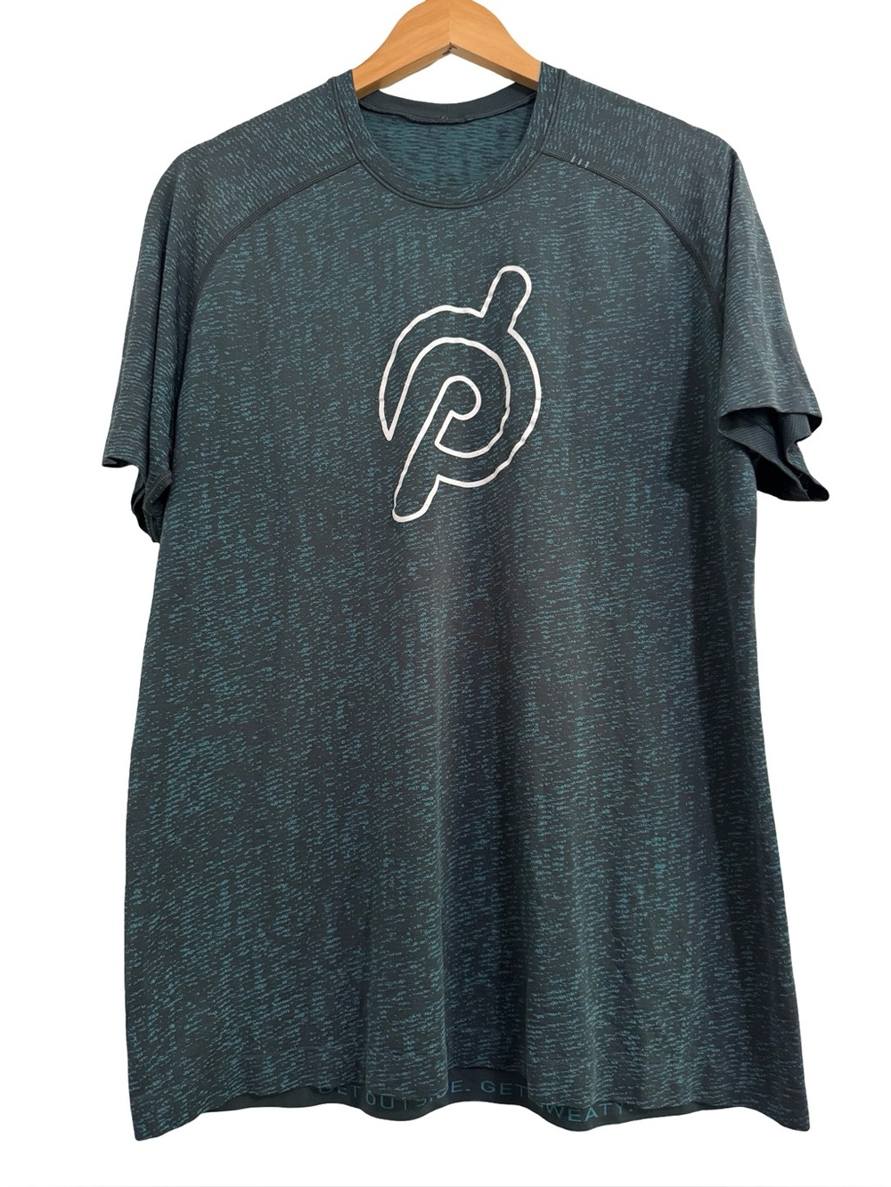 Lululemon Peloton Metal Vent Tech Tee Blue Laefe